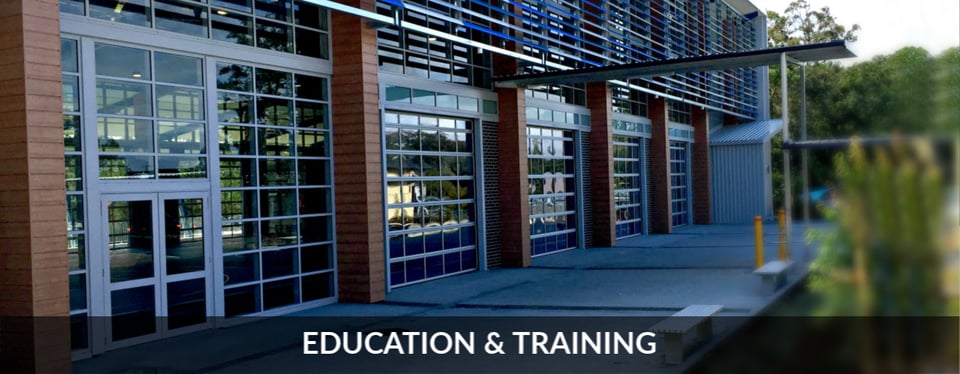 Compact Sectional Door Education & training centre schools
