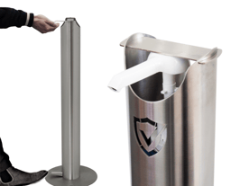 Remax Hand Sanitiser Bollard Dispenser Remax Doors